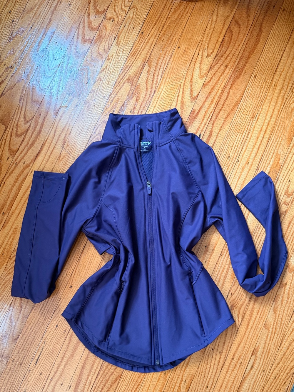 Women’s Purple Zip-Front Active Jacket
